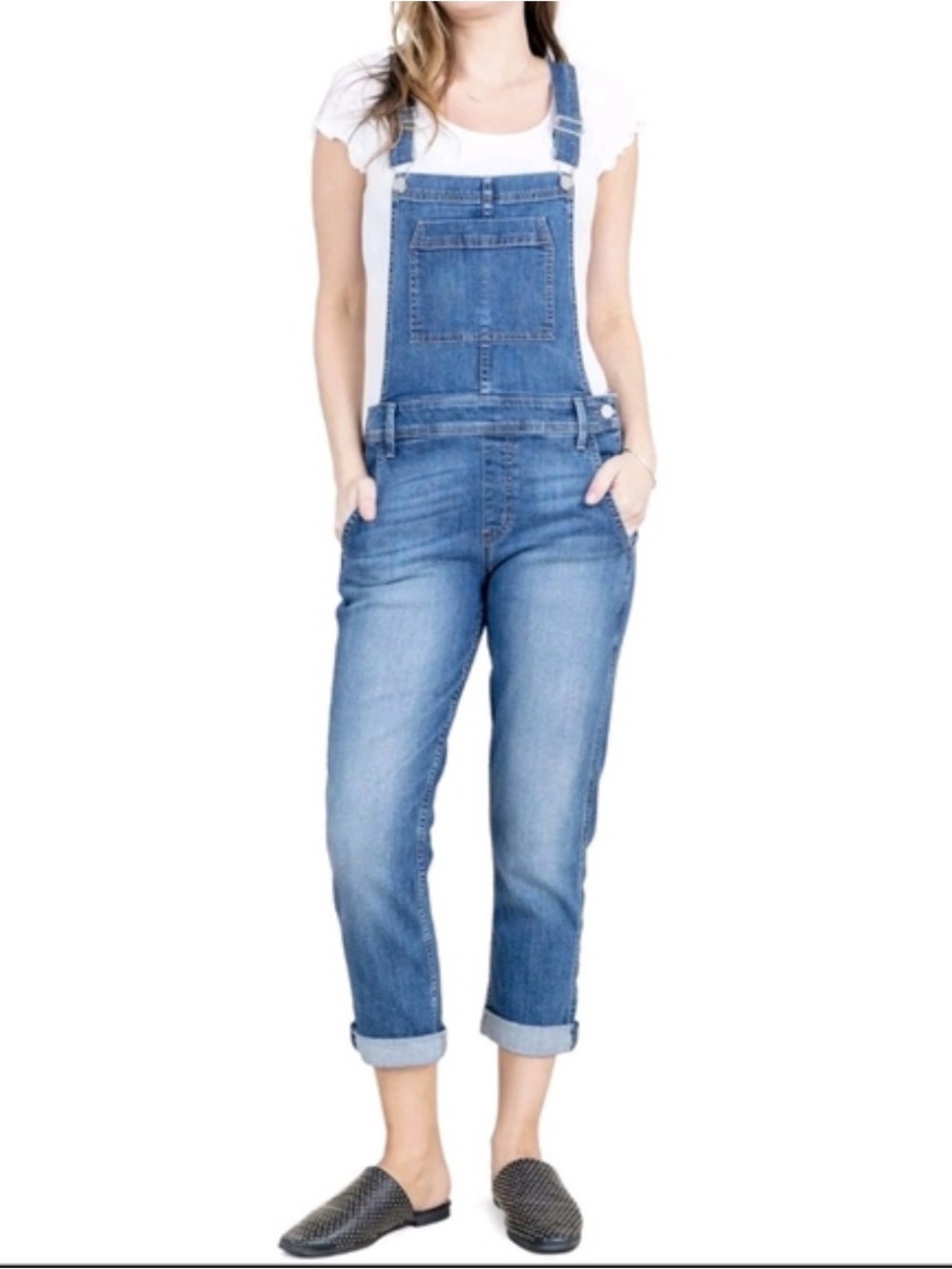 Level 99 Blue Denim Women's Overalls Jeans